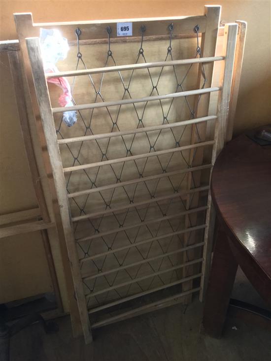 Victorian pine cot